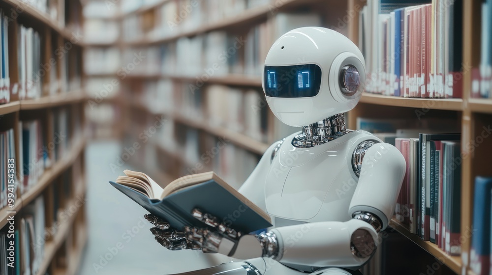 Robot in Library Robot in Library