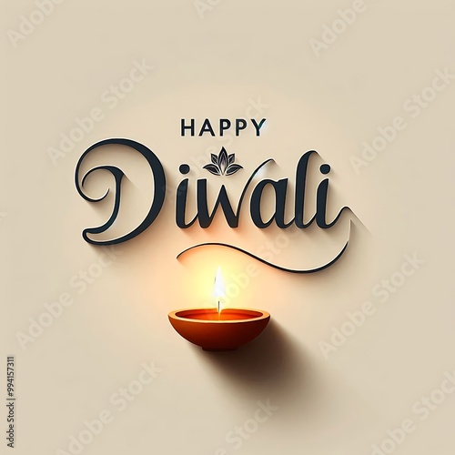 Happy Diwali Poster photo