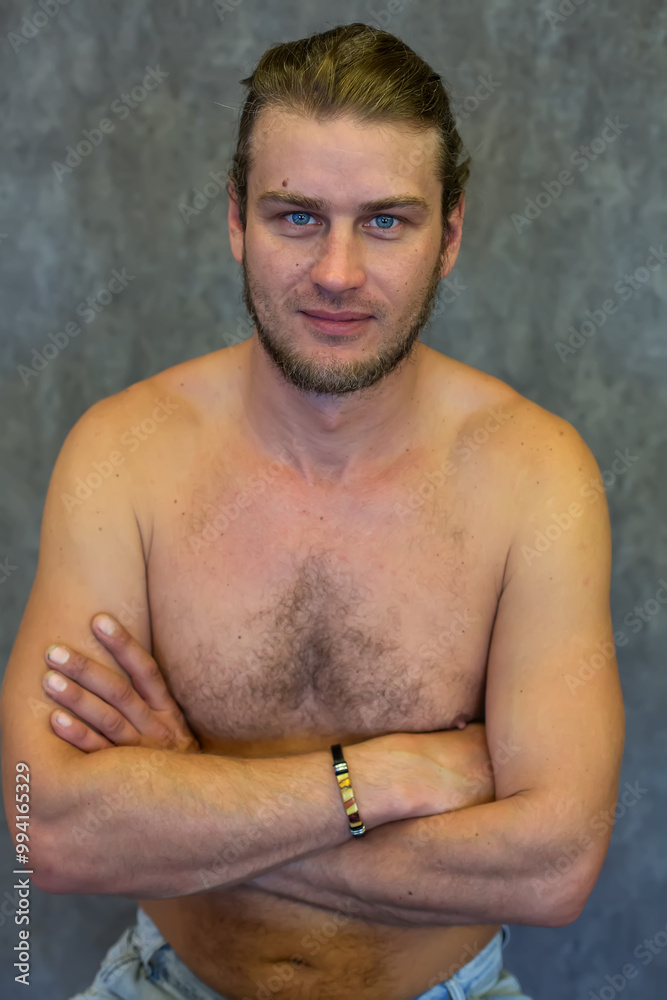 a man with a shirt that says no shirt on it a man with a shirt that says no shirt on it