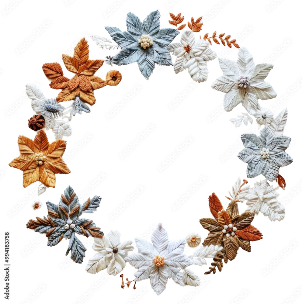 PNG Handcrafted autumn floral wreath PNG Handcrafted autumn floral wreath