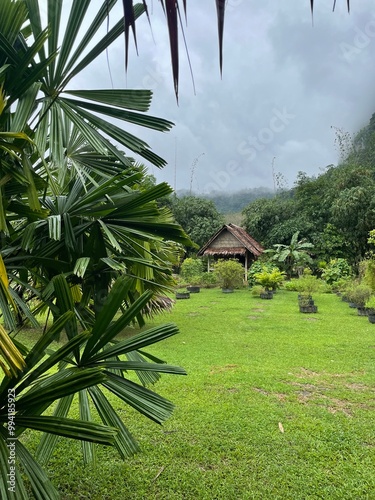 tropical farmhouse