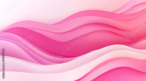 Abstract Pink Waves Background