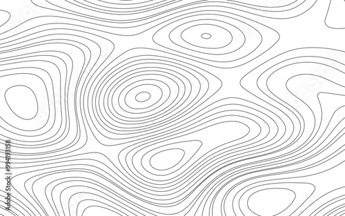 Topographic map background geographic line map with elevation assignments. 