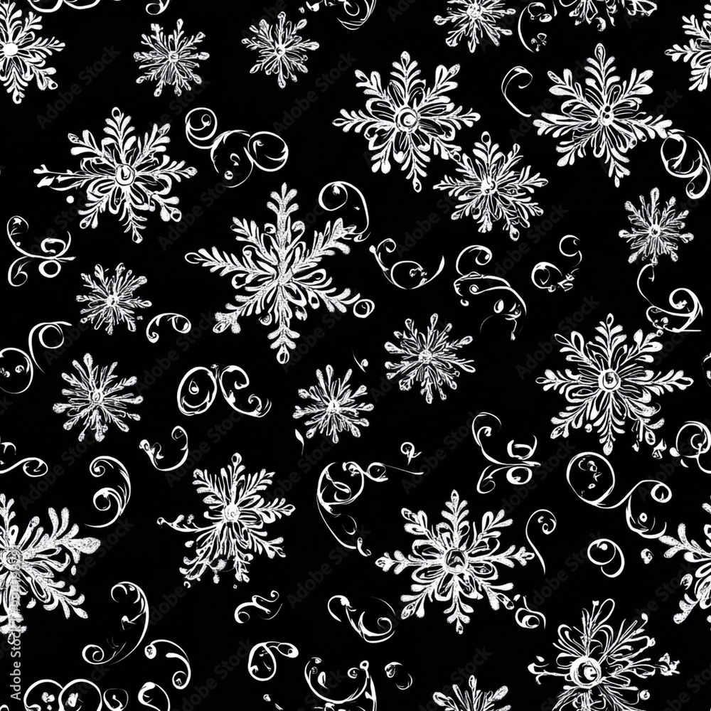 Christmas seamless pattern with snowflackes. Christmas pattern for postcards, banners, posters, packaging, paper, and web design. Christmas seamless pattern with snowflackes. Christmas pattern for postcards, banners, posters, packaging, paper, and web design.