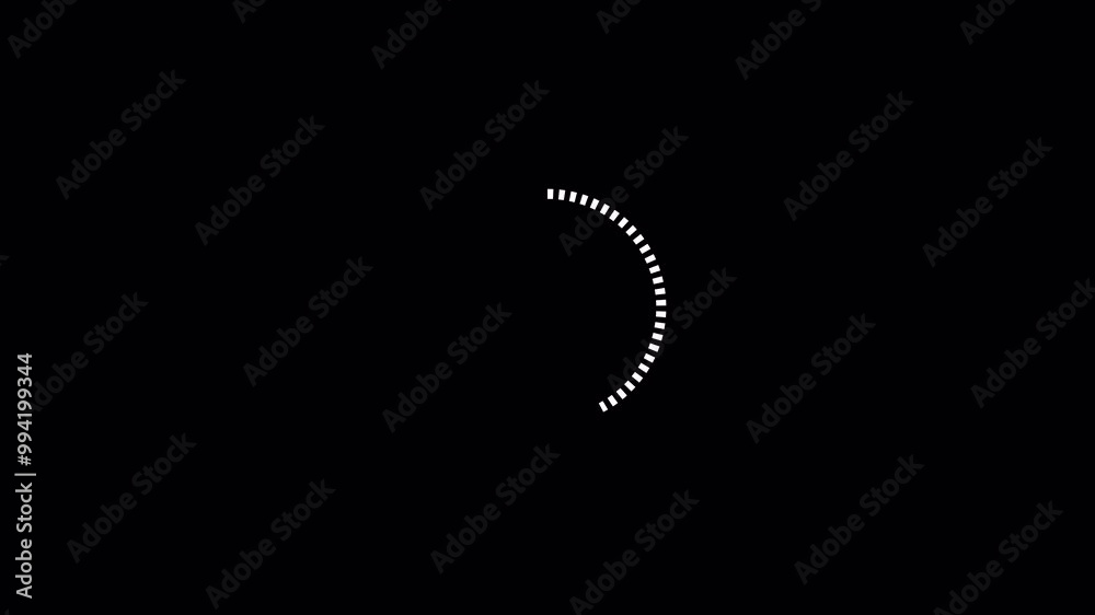 Dotted arrows animation set on background, Set of animated dotted arrows on alpha channel, Dotted arrow animation in 4k.