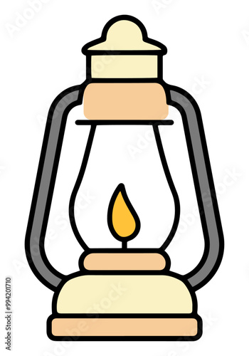 Lampa naftowa gafika
