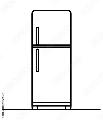 Lodówka ilustracja