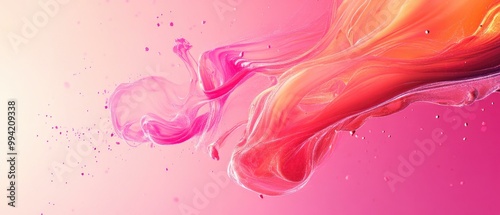 Vibrant abstract background featuring dynamic pink motion graphics photo