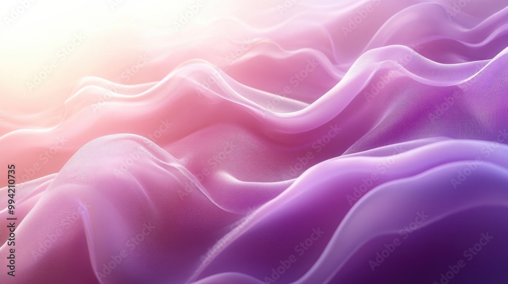 Obraz premium Soft purple wave background