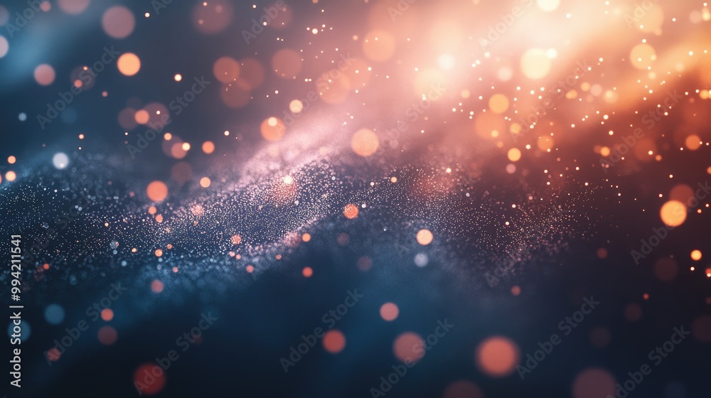 Abstract bokeh particles for event trailers cinematic openers and digital technology concert backgrounds Abstract bokeh particles for event trailers cinematic openers and digital technology concert backgrounds