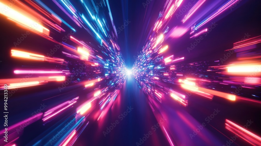Fantasy photography concept with an abstract backdrop Dynamic rays of light in motion create a conceptual wallpaper Digital illustration featuring glowing neon rotating lights in a sleek design Fantasy photography concept with an abstract backdrop Dynamic rays of light in motion create a conceptual wallpaper Digital illustration featuring glowing neon rotating lights in a sleek design