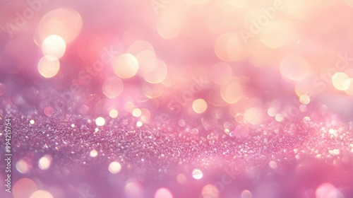 Soft pastel pink bokeh abstract backdrop ideal for a romantic theme