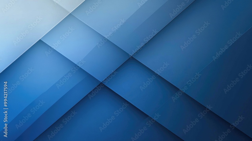 Fototapeta premium Universal minimalistic blue background for presentations