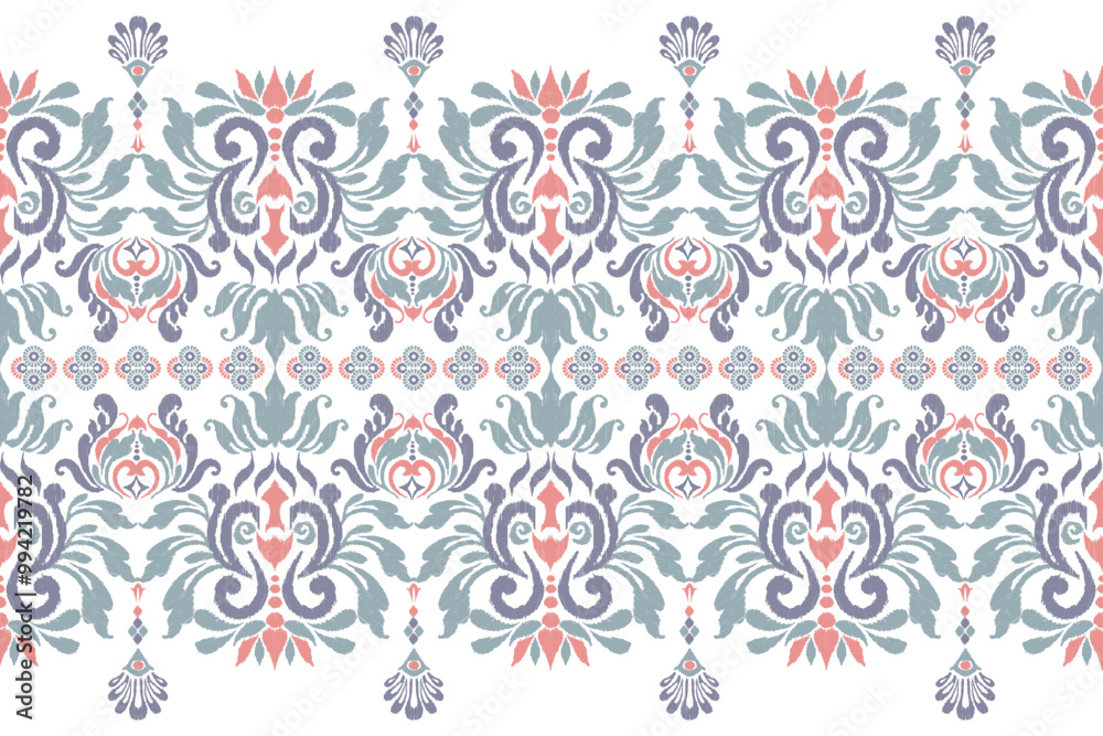 Ikat geometric folklore ornament. Tribal ethnic vector texture. Seamless striped pattern in Aztec style. Figure tribal embroidery. Indian, Scandinavian, Gypsy, and Mexican, folk patterns Ikat geometric folklore ornament. Tribal ethnic vector texture. Seamless striped pattern in Aztec style. Figure tribal embroidery. Indian, Scandinavian, Gypsy, and Mexican, folk patterns