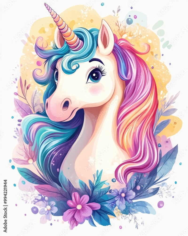 Charming unicorn design Print suitable for t shirts Enchanting artwork ideal for children s themes Charming unicorn design Print suitable for t shirts Enchanting artwork ideal for children s themes
