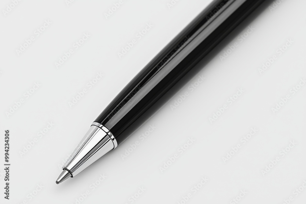 A black pen on transparent background is illustrated digitally in a png format A black pen on transparent background is illustrated digitally in a png format