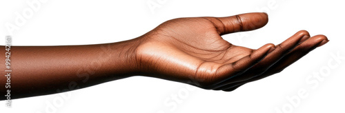 PNG A beautiful black woman hand skin background human. photo
