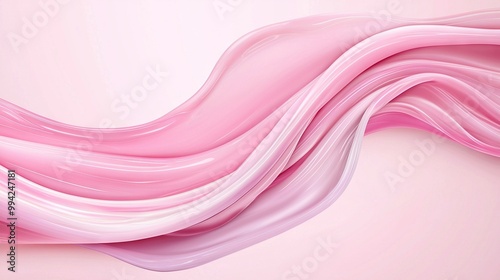  A pink and white wavy background with a light pink background