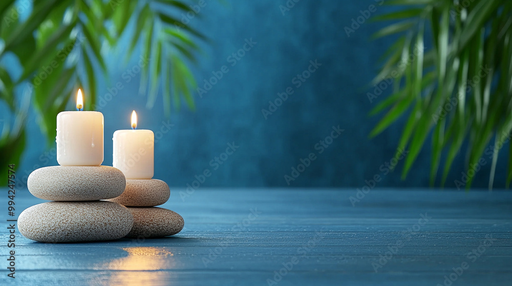  serene meditation setup with candles