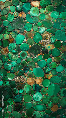 Malachite Mosaic - Processe...