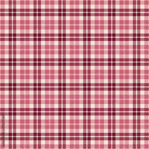 Textured Plaid Check Seamless Pattern - Cute plaid check repeating pattern design