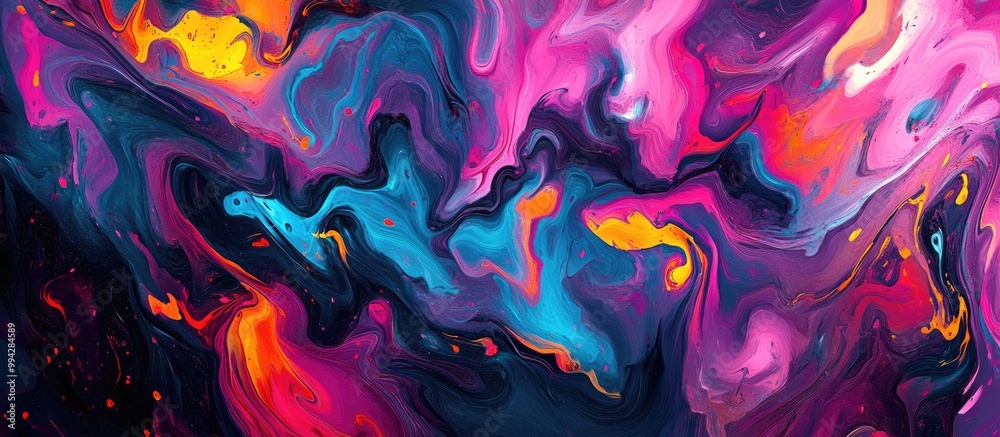 Vibrant abstract background featuring rich colors and chaotic elements A psychedelic visual texture that embodies surreal artistic expression Vibrant abstract background featuring rich colors and chaotic elements A psychedelic visual texture that embodies surreal artistic expression