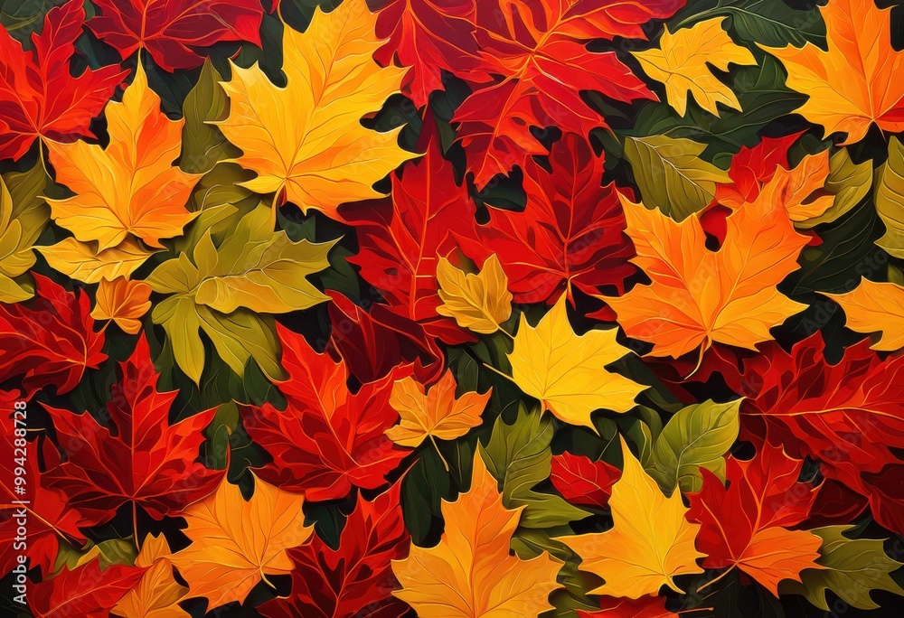 vibrant patterns foliage showcasing autumn aesthetics colorful leaves rich textures contemporary design, fall, seasonal, nature, art, beauty, landscapes vibrant patterns foliage showcasing autumn aesthetics colorful leaves rich textures contemporary design, fall, seasonal, nature, art, beauty, landscapes