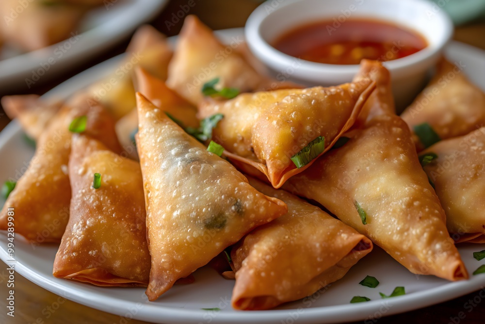 Homemade Lumpia With Tender Ground Pork And Vegetable Filling, Food Photography, Food Menu Style Photo Image Homemade Lumpia With Tender Ground Pork And Vegetable Filling, Food Photography, Food Menu Style Photo Image