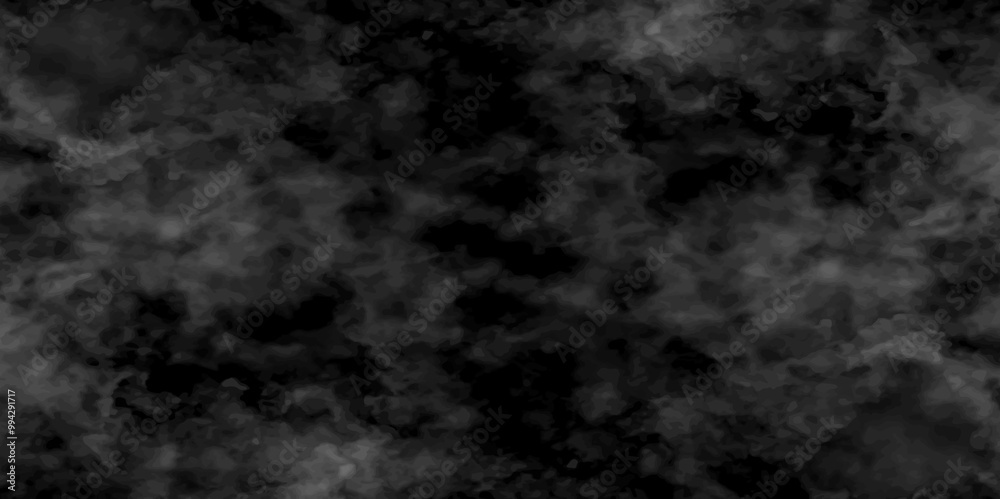 Obraz premium Abstract black fog design with smoke texture overlays. fume overlay design. background with smoke on black and Fog and smoky effect for photos design. Misty fog effect and Isolated black background. 