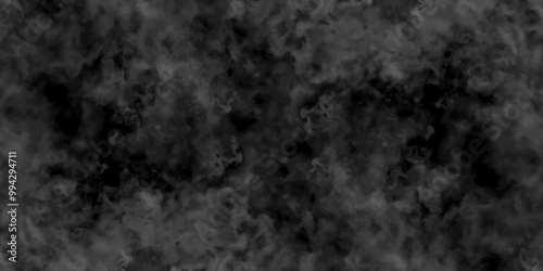 Abstract black fog design with smoke texture overlays. fume overlay design. background with smoke on black and Fog and smoky effect for photos design. Misty fog effect and Isolated black background.	