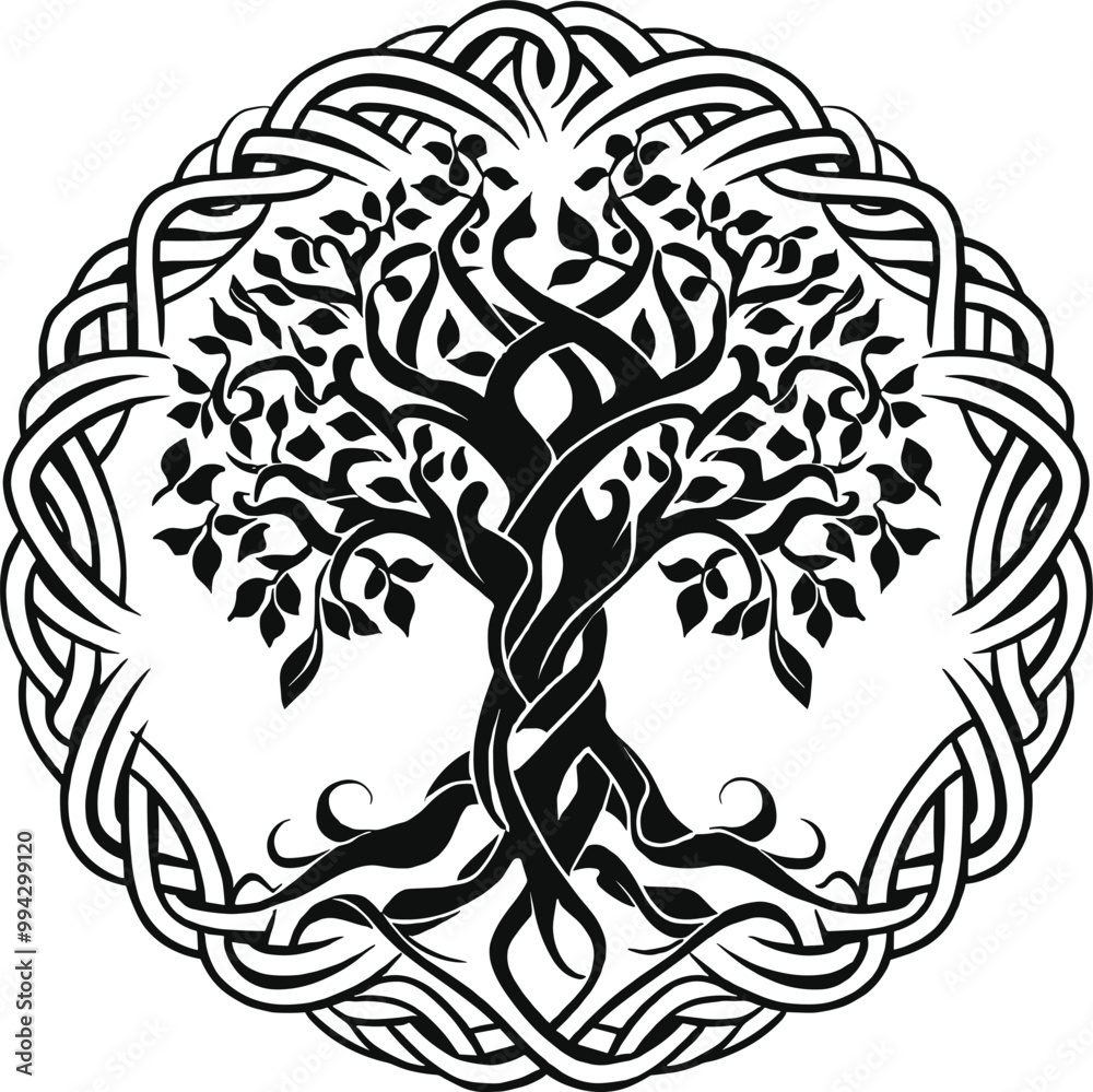 Fototapeta premium Tree of life, Tree of life cut files for Cricut, Celtic tree of life.