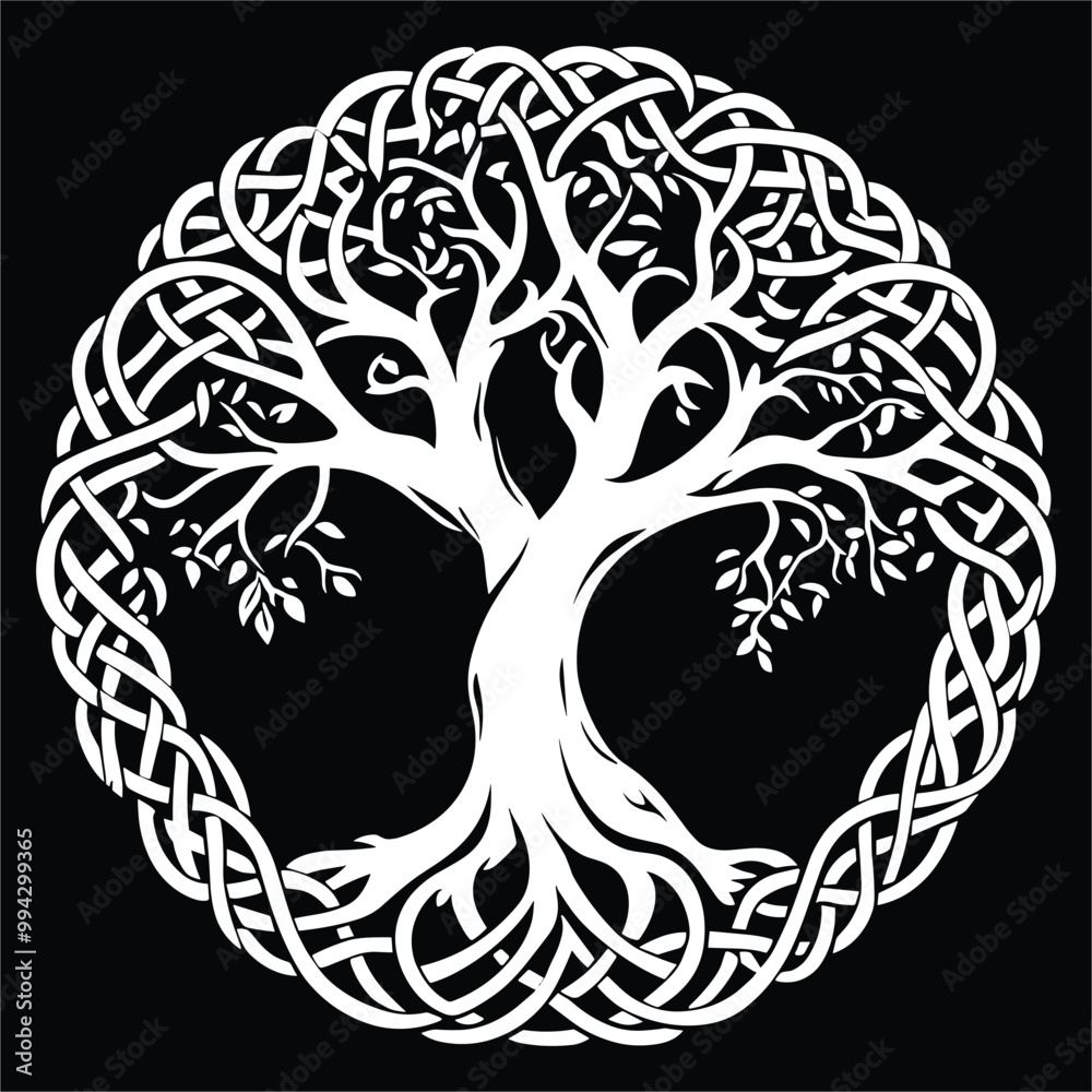 Fototapeta premium Tree of life, Tree of life cut files for Cricut, Celtic tree of life.
