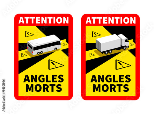 étiquette angles morts
