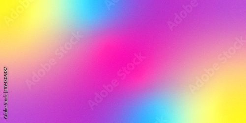 Abstract colorful bright spots gradient background .Vector backdrop for your design .Holographic background rainbow colors gradient shades .multicolor,Rough, grain, noise,grungy.Template.