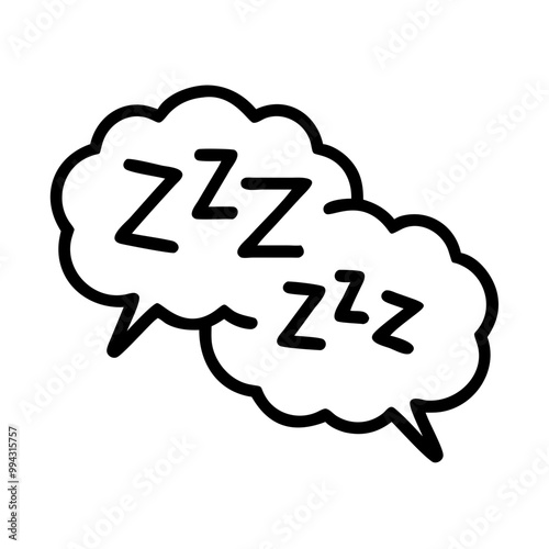 two overlapping speech bubbles. Each bubble contains the letter 