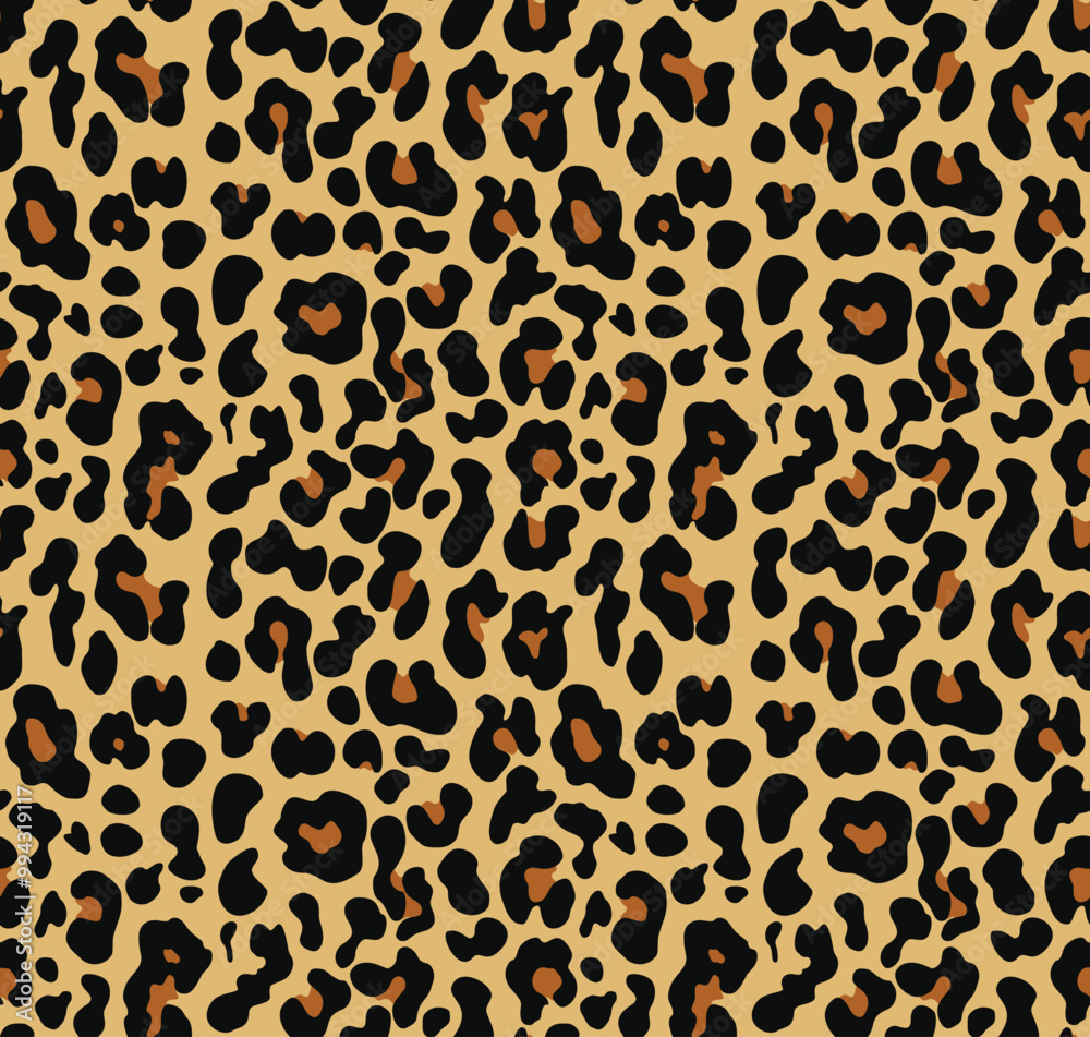 leopard skin design vector seamless animal print, leopard skin texture leopard skin design vector seamless animal print, leopard skin texture
