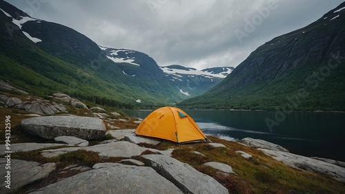 Child with camping tent gear active family vacations