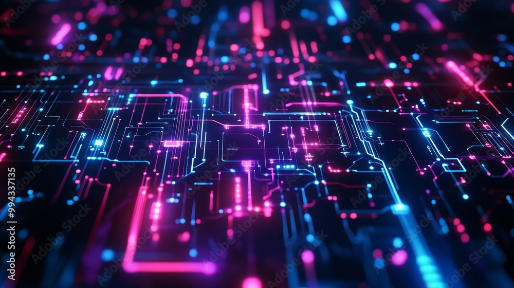 AI with circuit electric line style. Digital futuristic machine learning design. AI sign for graphic design, logo, website, social media, mobile app, UI. Vector illustration AI with circuit electric line style. Digital futuristic machine learning design. AI sign for graphic design, logo, website, social media, mobile app, UI. Vector illustration