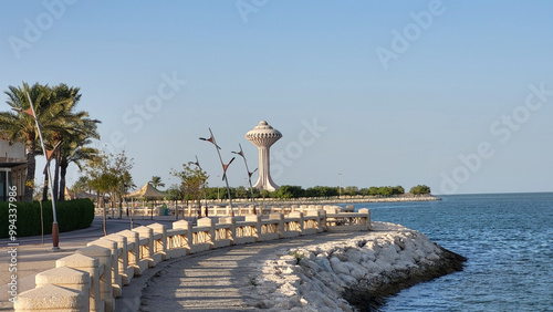 Corniche Boulevard in Al Khobar in Saudi Arabia