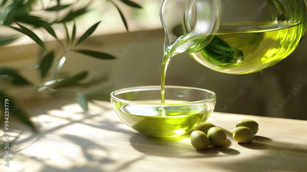 The Olive Oil Pouring Scene The Olive Oil Pouring Scene