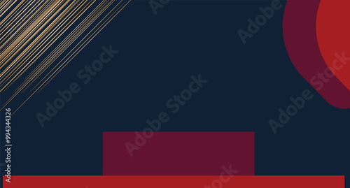 abstract background with lines. Red banner background. abstract red graphic design banner pattern background template