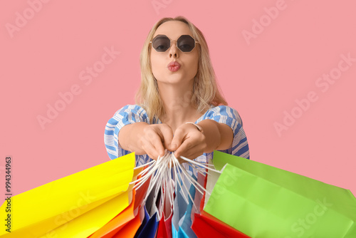 Young woman in sunglasses w...
