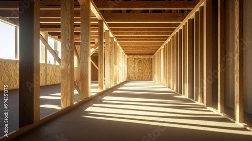 The Wooden Interior Structure Space