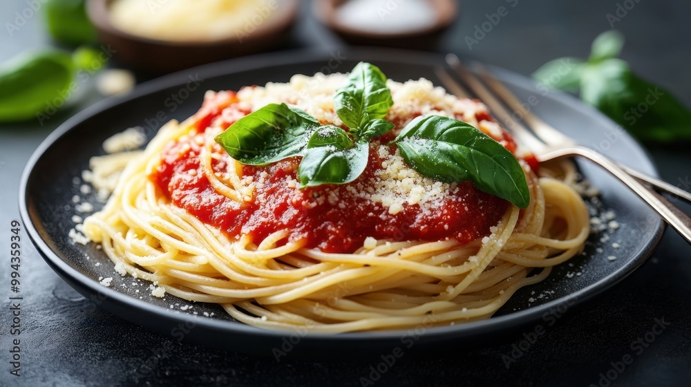 The Spaghetti with Tomato Sauce The Spaghetti with Tomato Sauce