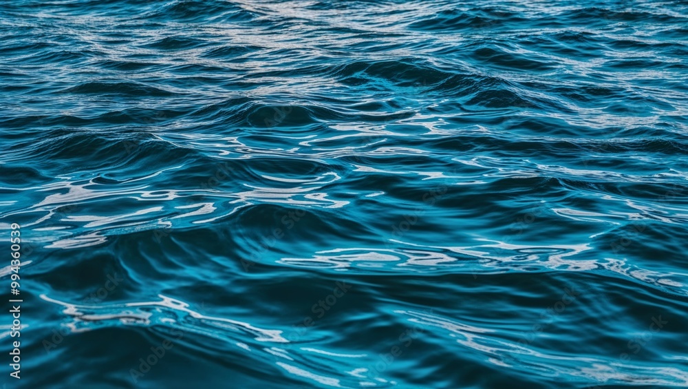 sea water surface with waves