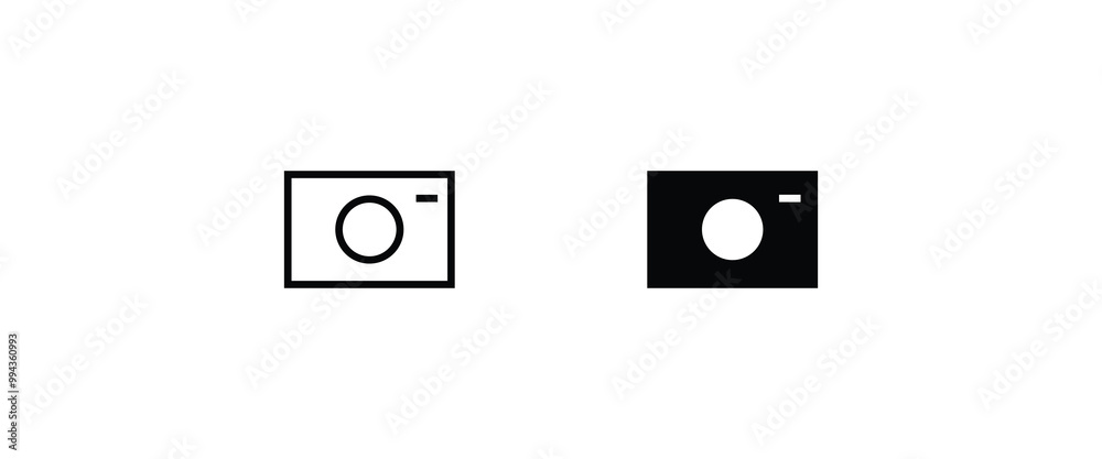 Camera icon set, photo camera snapshot photography. Instant icon symbol logo illustration,editable stroke, flat and line outline design style isolated on white Camera icon set, photo camera snapshot photography. Instant icon symbol logo illustration,editable stroke, flat and line outline design style isolated on white