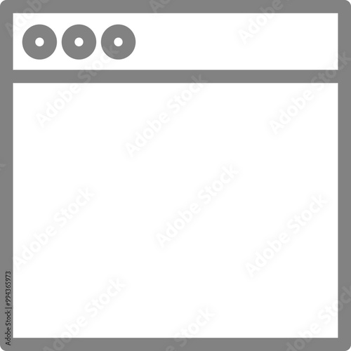 Single isolated icon with outline style icon on white background