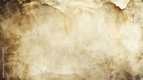 Wallpaper Mural Vintage Grunge Paper Texture with Aged Edges Torontodigital.ca