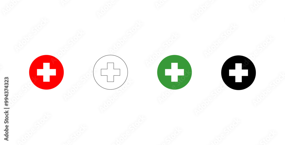 Red cross icon, aids icon set, medicine icon illustration, emergency hospital icon, white background, medicine health symbol, vector illustrator. Red cross icon, aids icon set, medicine icon illustration, emergency hospital icon, white background, medicine health symbol, vector illustrator.