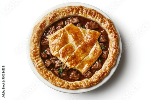 Beef Bourguignon Pot Pie Serving